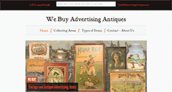 Desktop Screenshot of advertisingantiques.com